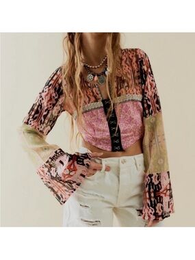 Free people walk this way blouse